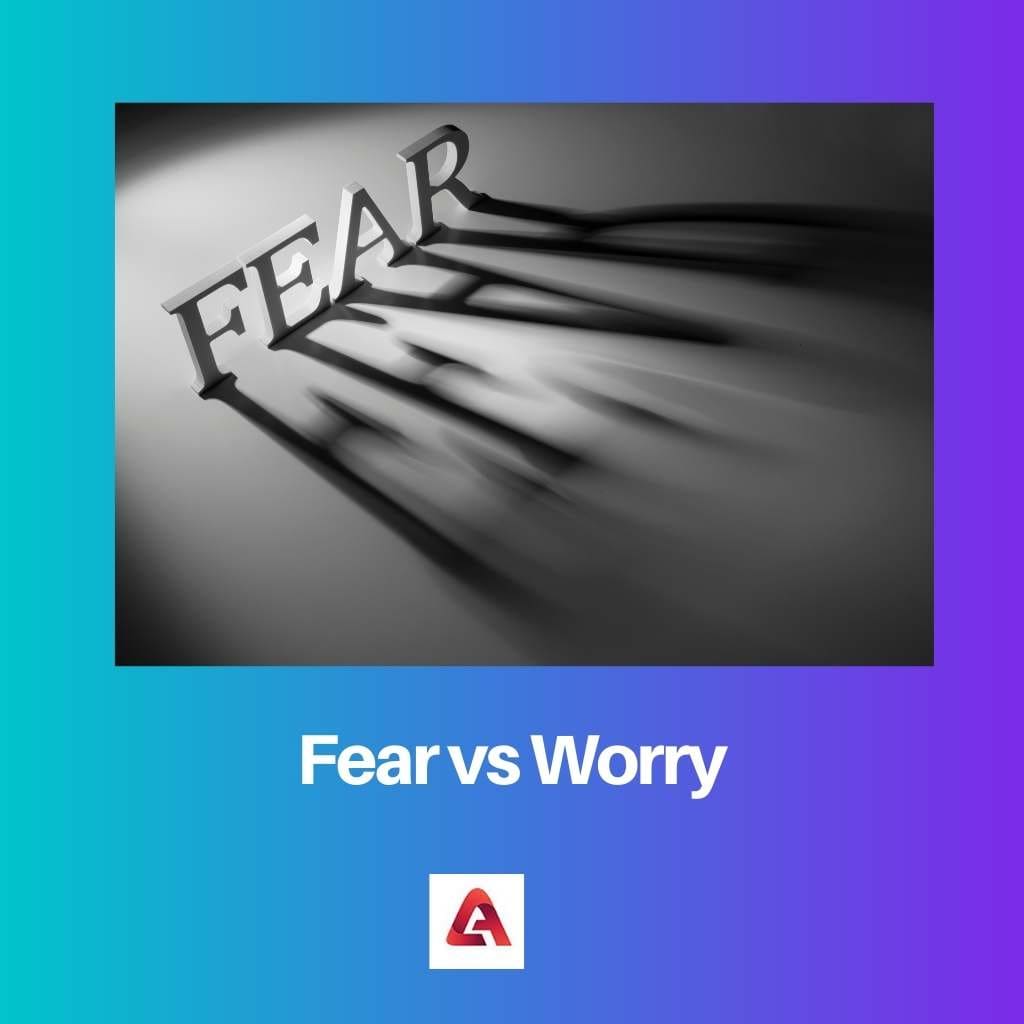 Fear vs Worry