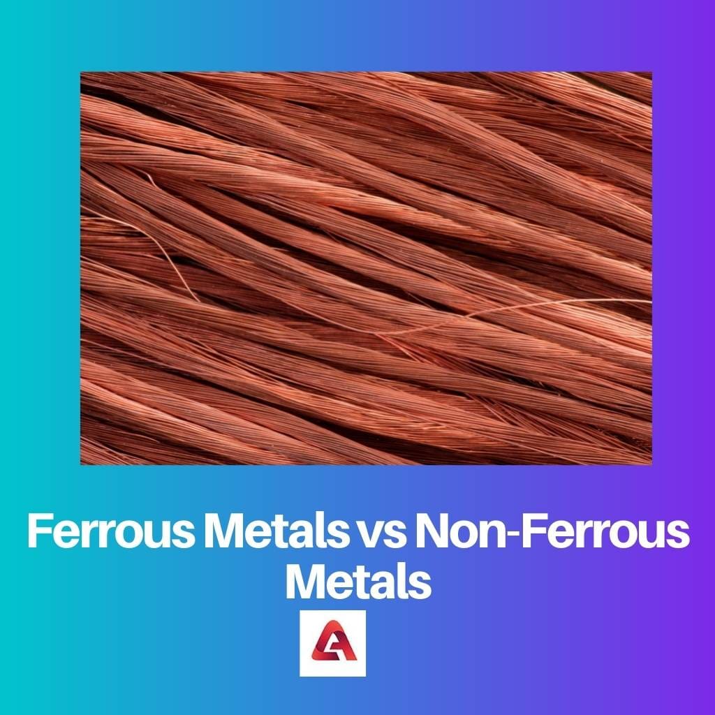 Ferrous Metals vs Non Ferrous Metals
