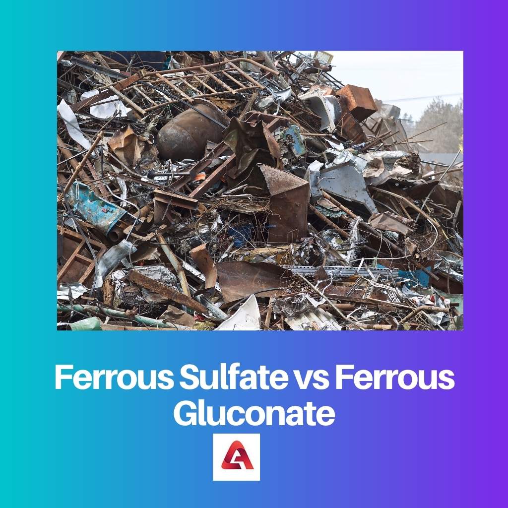 Ferrous Sulfate vs Ferrous Gluconate