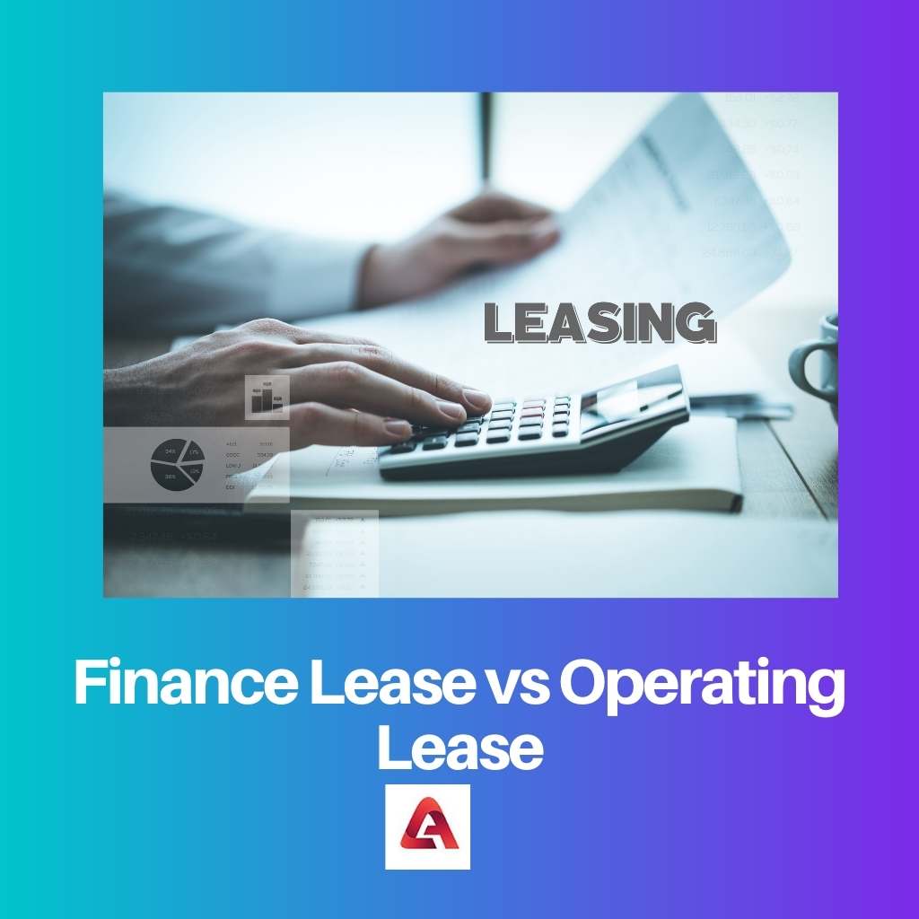 Finance Lease vs Operating Lease
