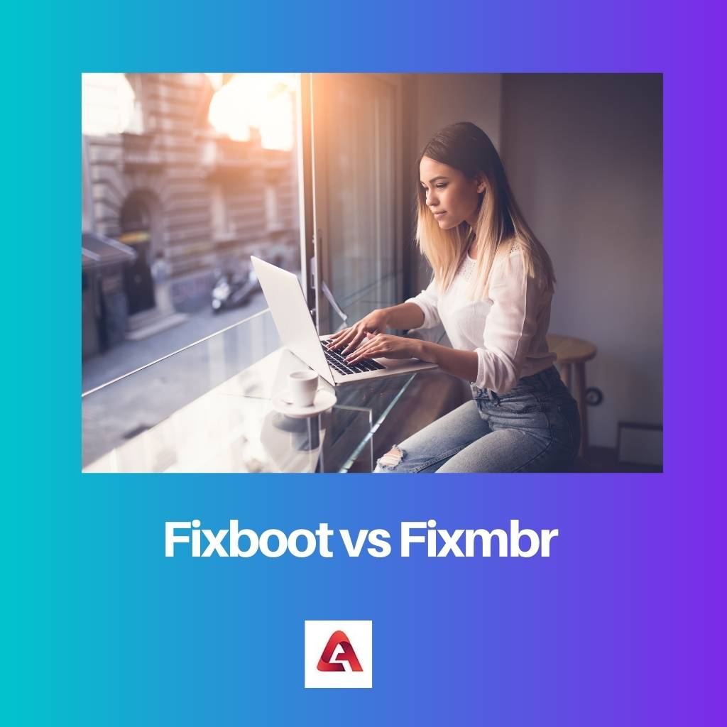 Fixboot vs Fixmbr