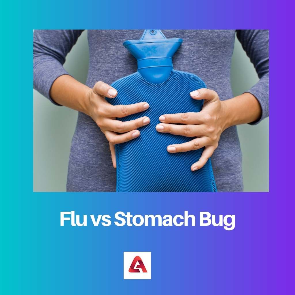 Flu vs Stomach Bug