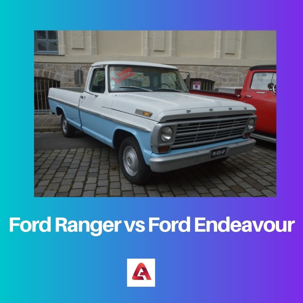 Ford Ranger vs Ford Endeavour