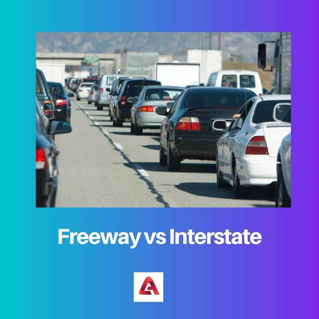 Difference Between Freeway And Interstate