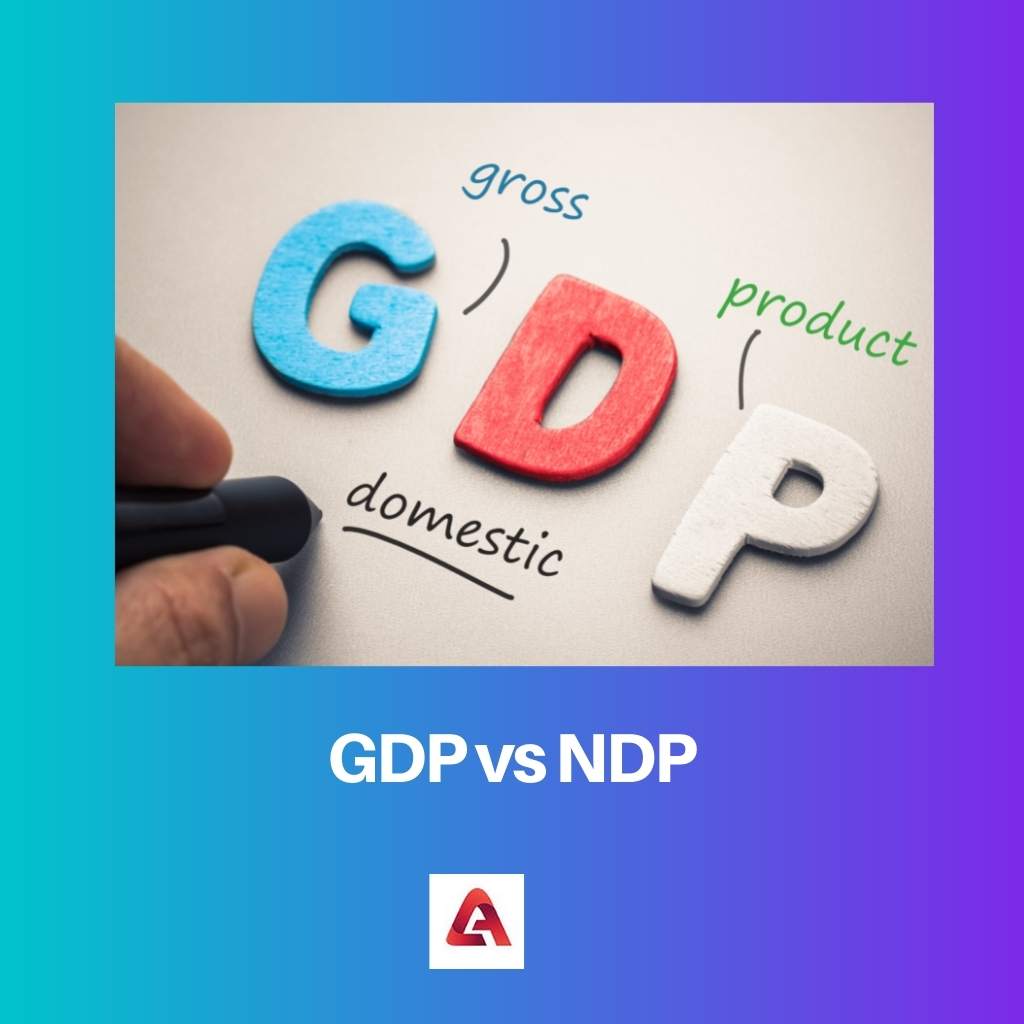 GDP vs NDP