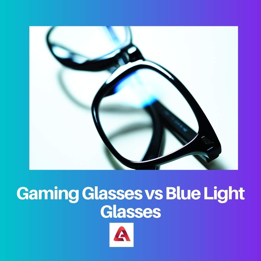 Gaming Glasses vs Blue Light Glasses