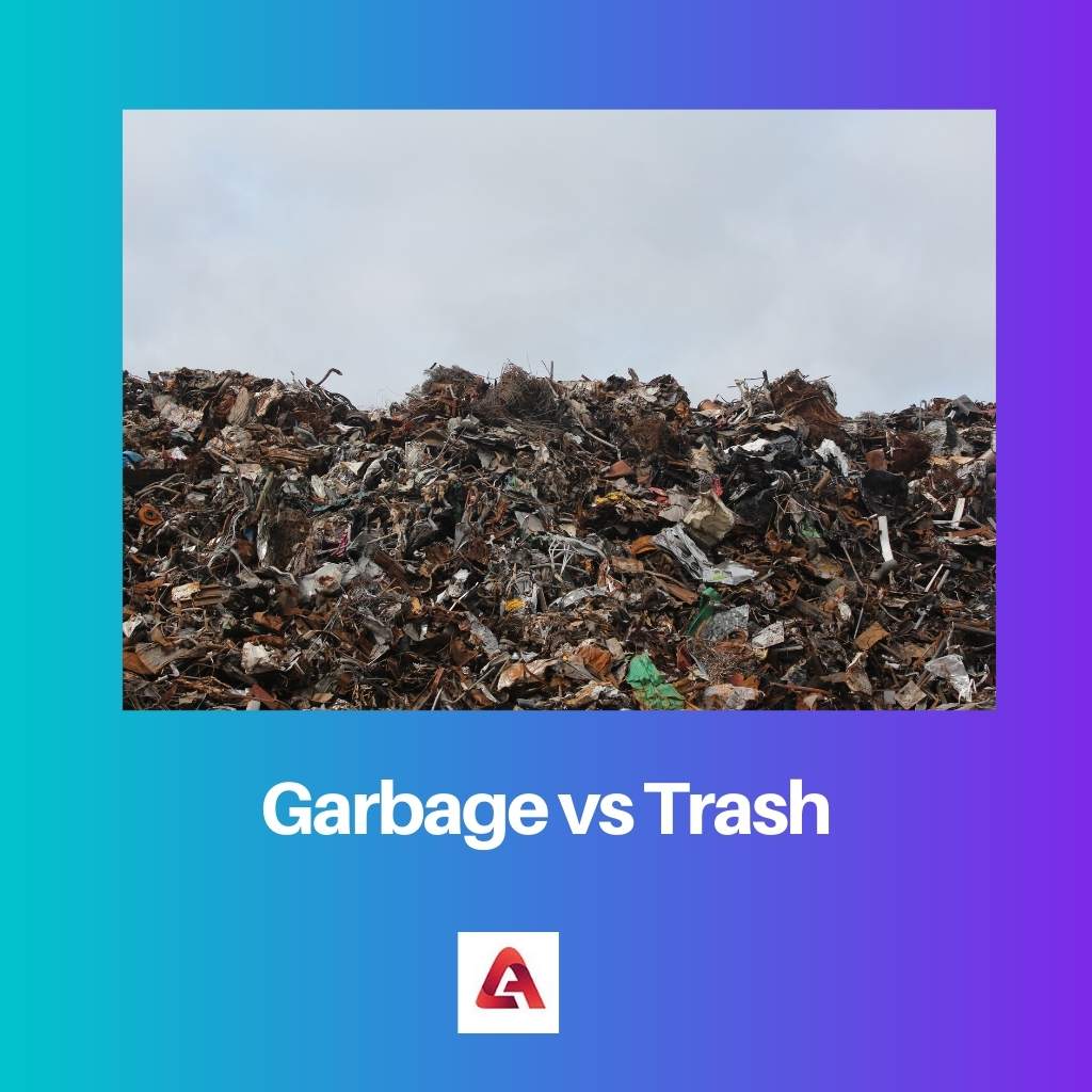 Garbage vs Trash