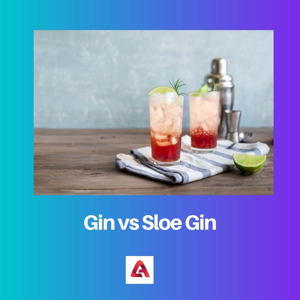 Gin vs Sloe Gin