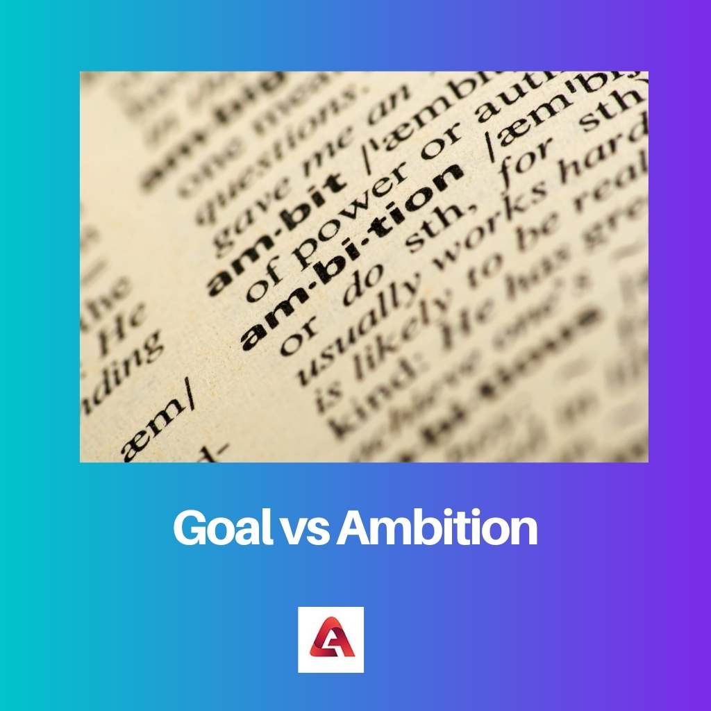 Goal vs Ambition