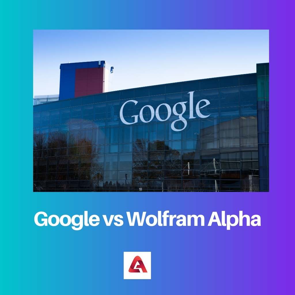 Google vs Wolfram Alpha