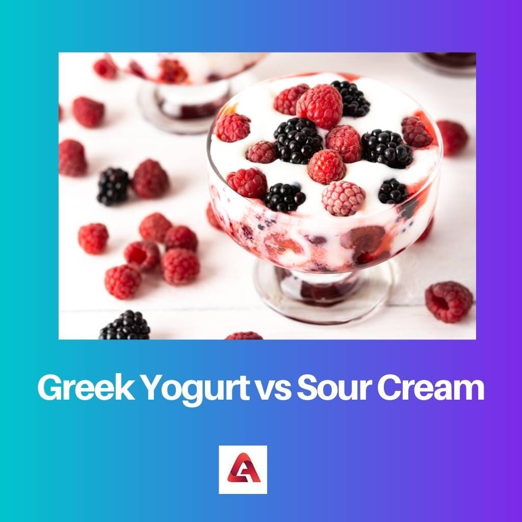 Greek Yogurt vs Sour Cream