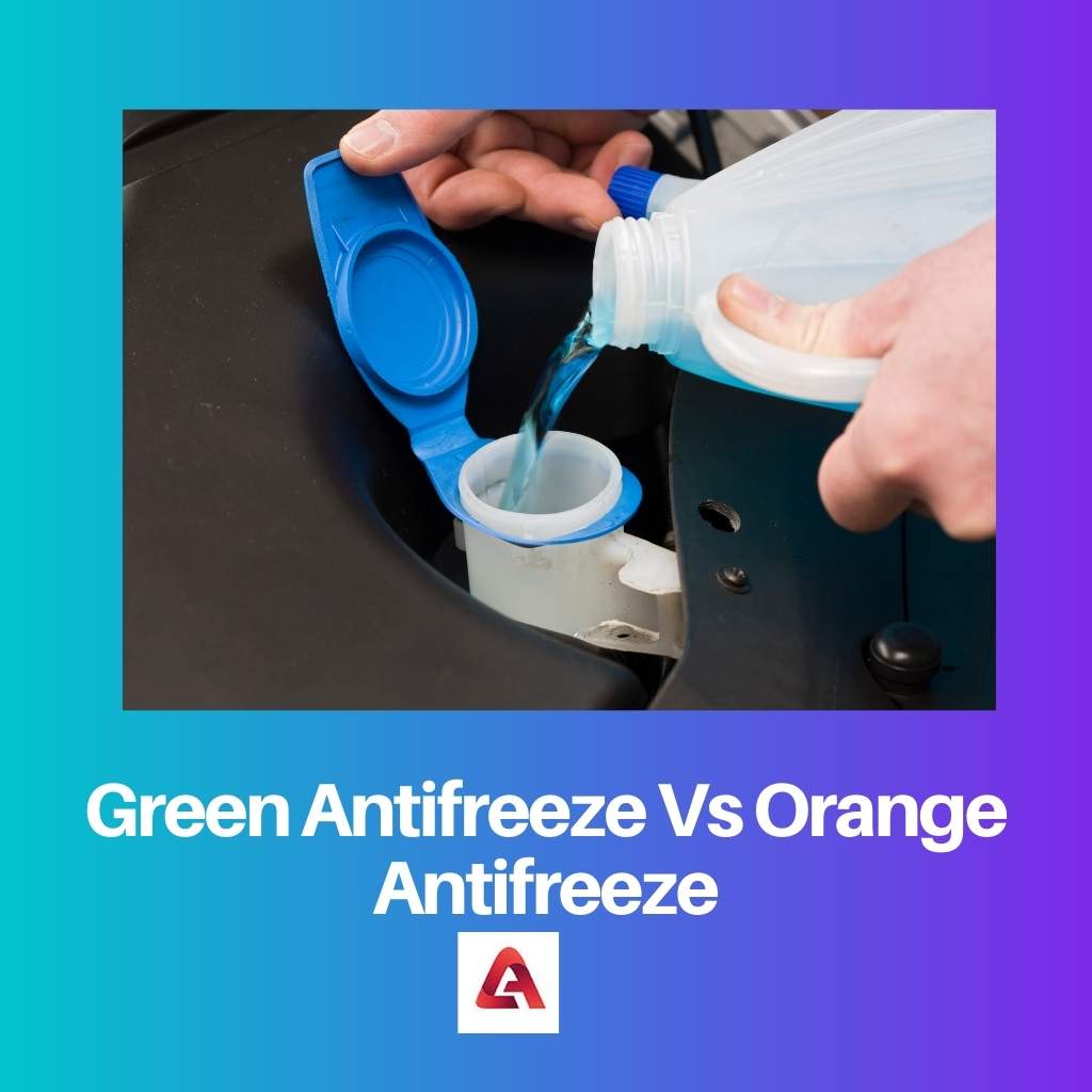 Green Antifreeze Vs Orange Antifreeze