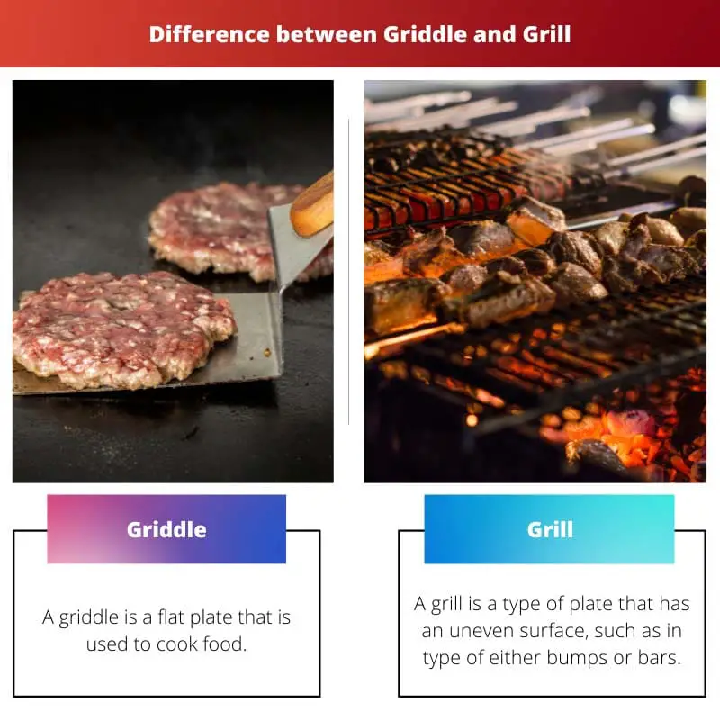Griddle vs Grill – All the differences