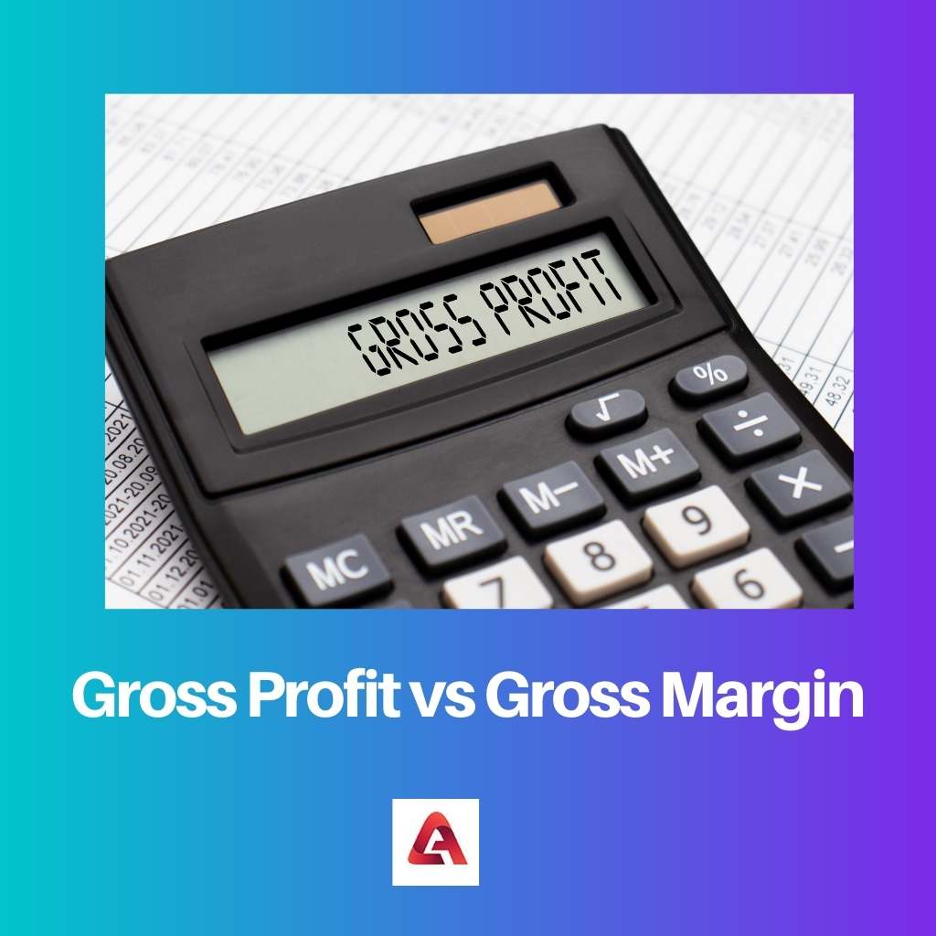 Gross Profit vs Gross Margin
