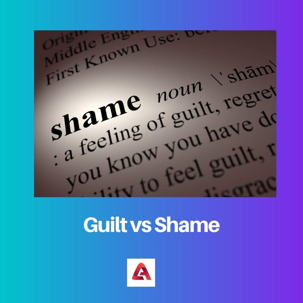 Guilt vs Shame
