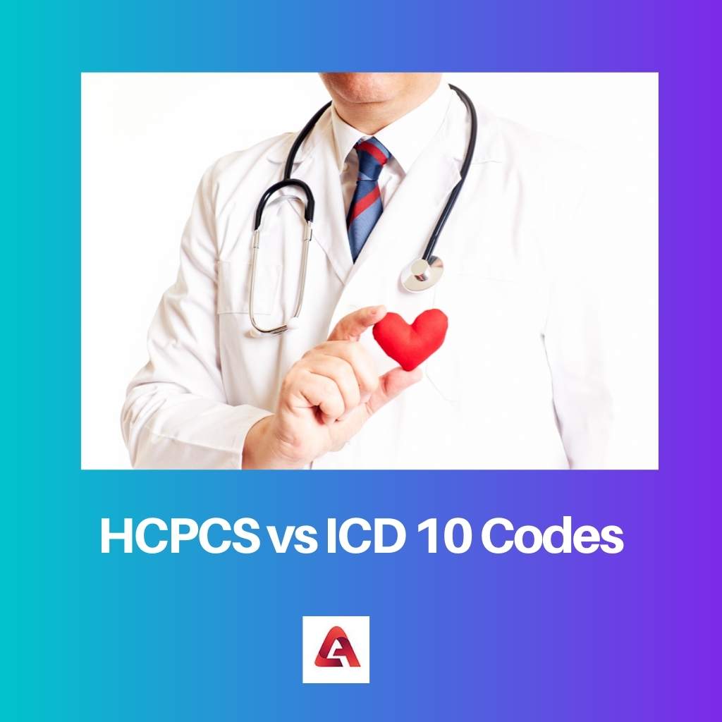 HCPCS vs ICD 10 Codes