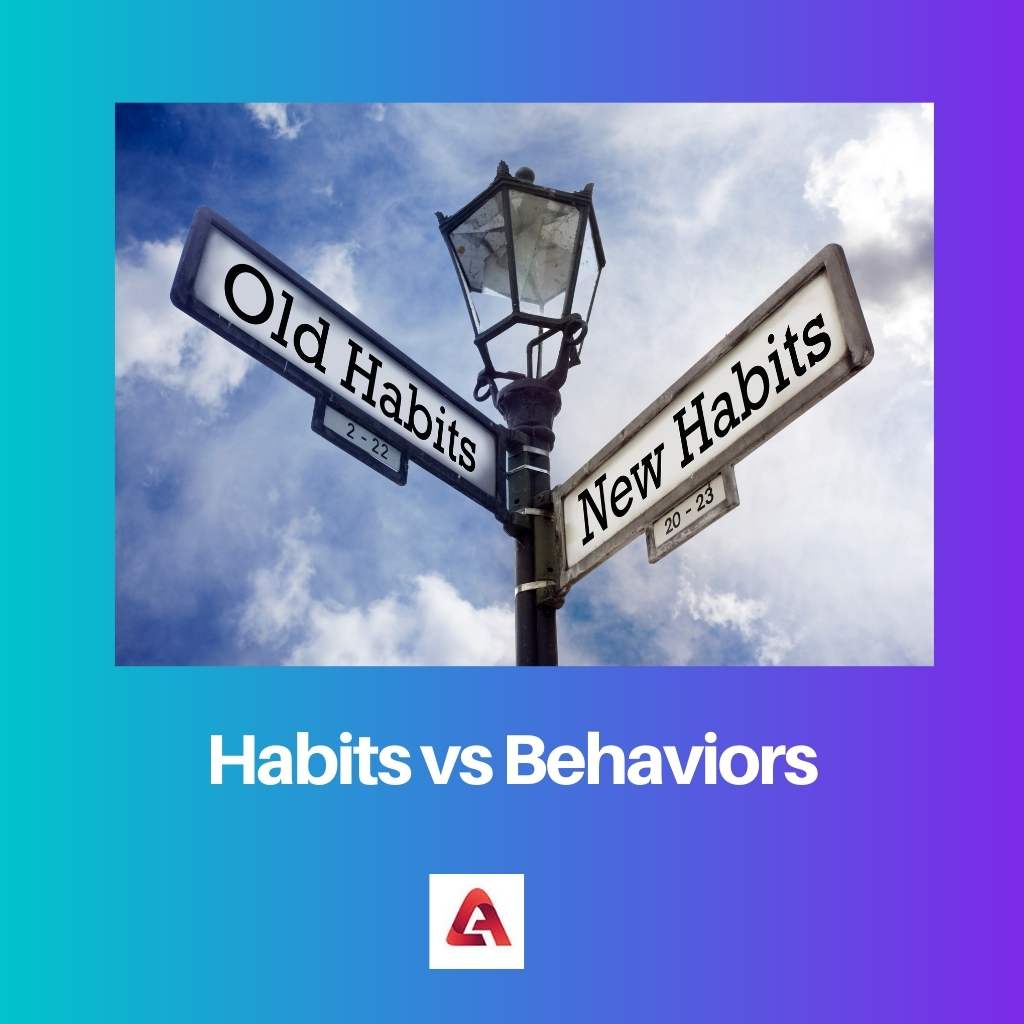 Habits vs Behaviors