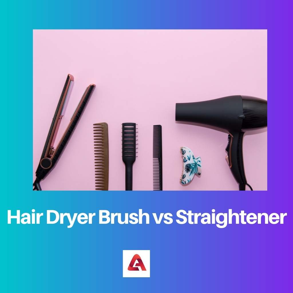 Hair Dryer Brush vs Straightener