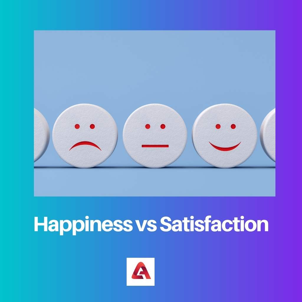 Happiness vs Satisfaction