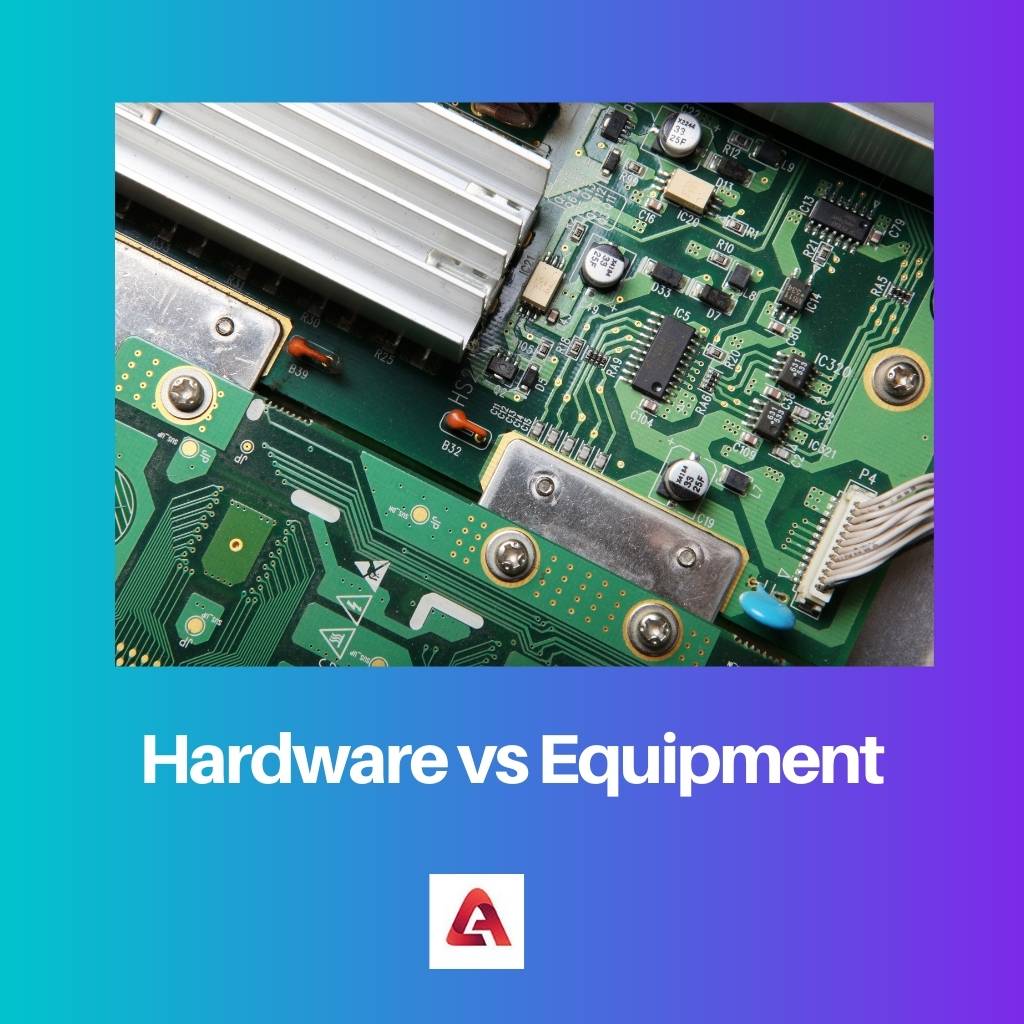 Hardware vs Equipment