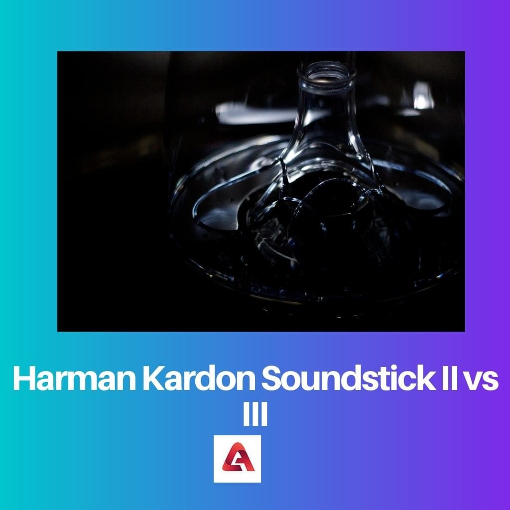 Harman Kardon Soundstick II vs III