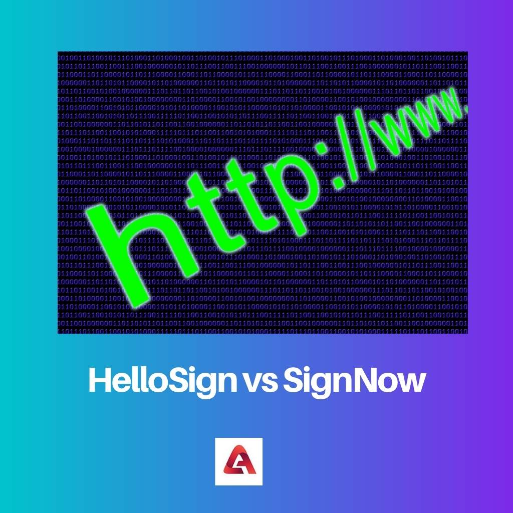 HelloSign vs SignNow