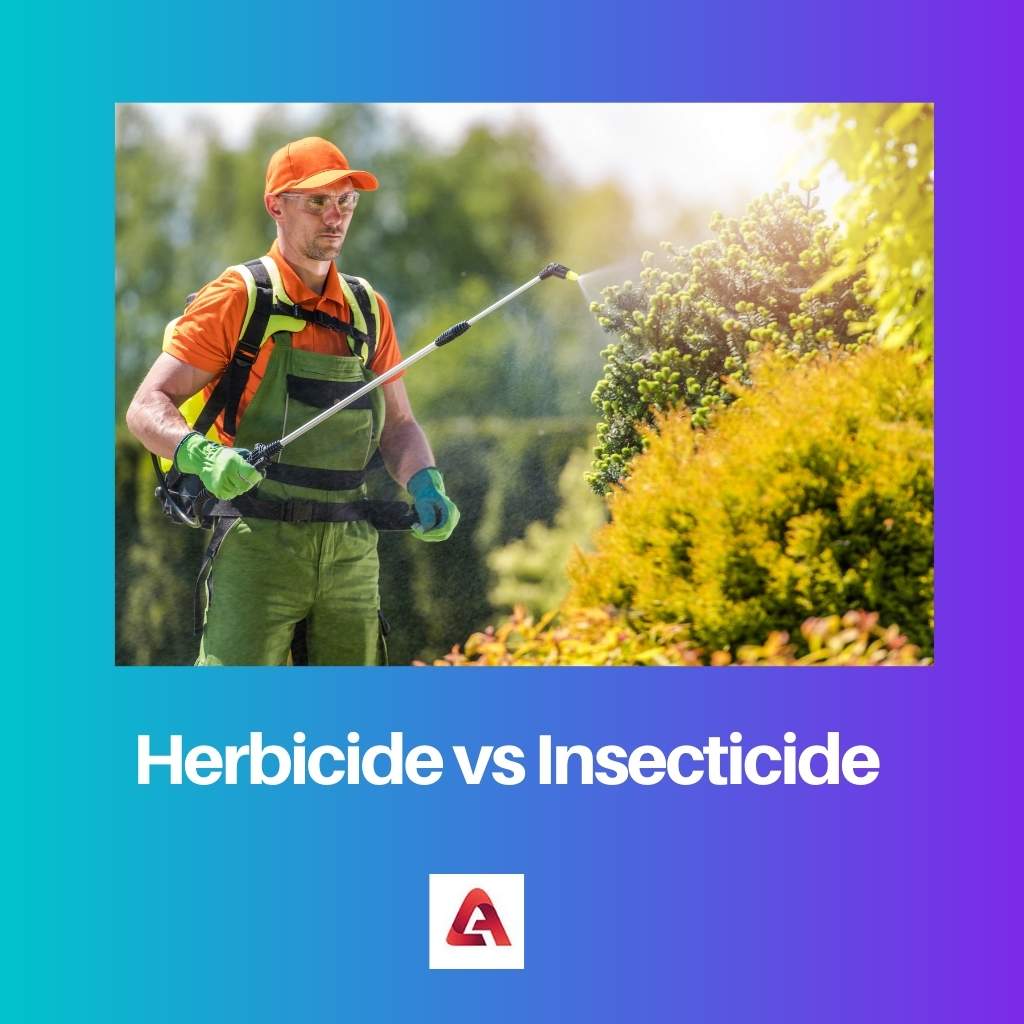 Herbicide vs Insecticide