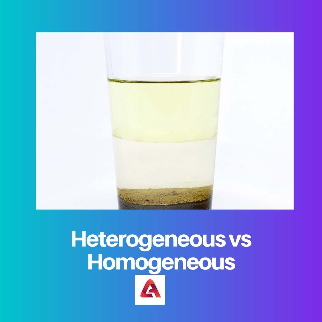 Heterogeneous vs Homogeneous
