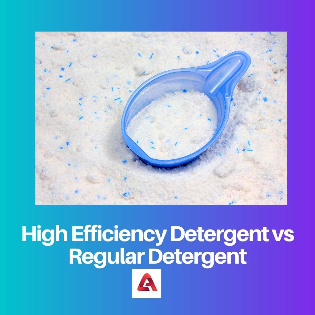 High Efficiency Detergent vs Regular Detergent