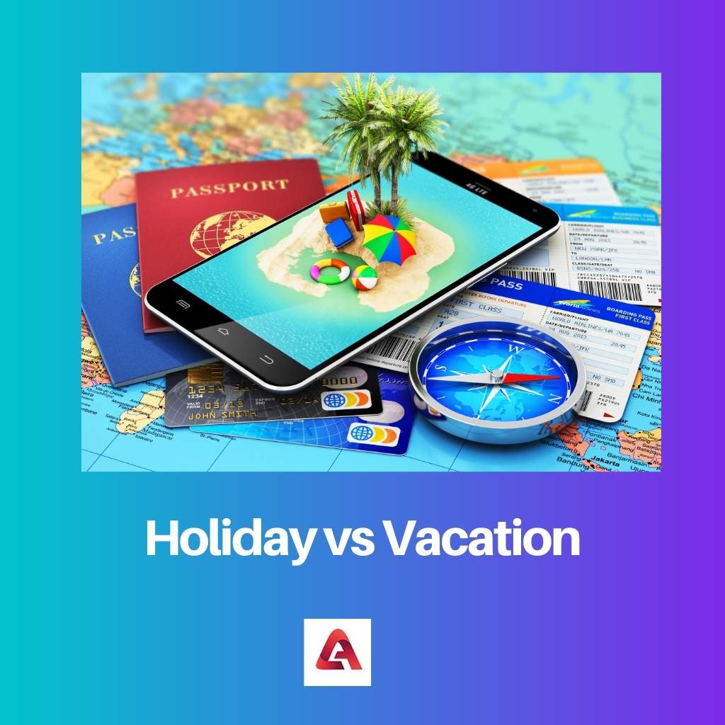 Holiday vs Vacation