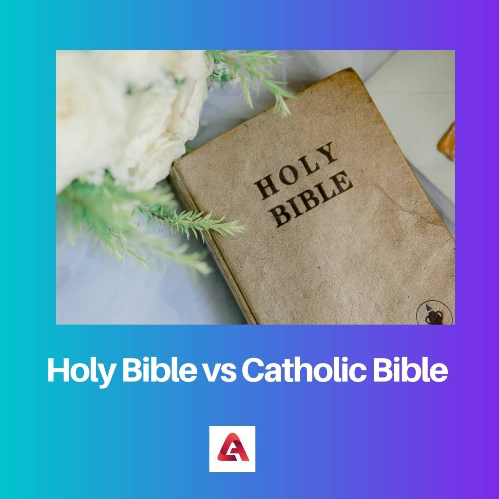 Holy Bible vs Catholic Bible