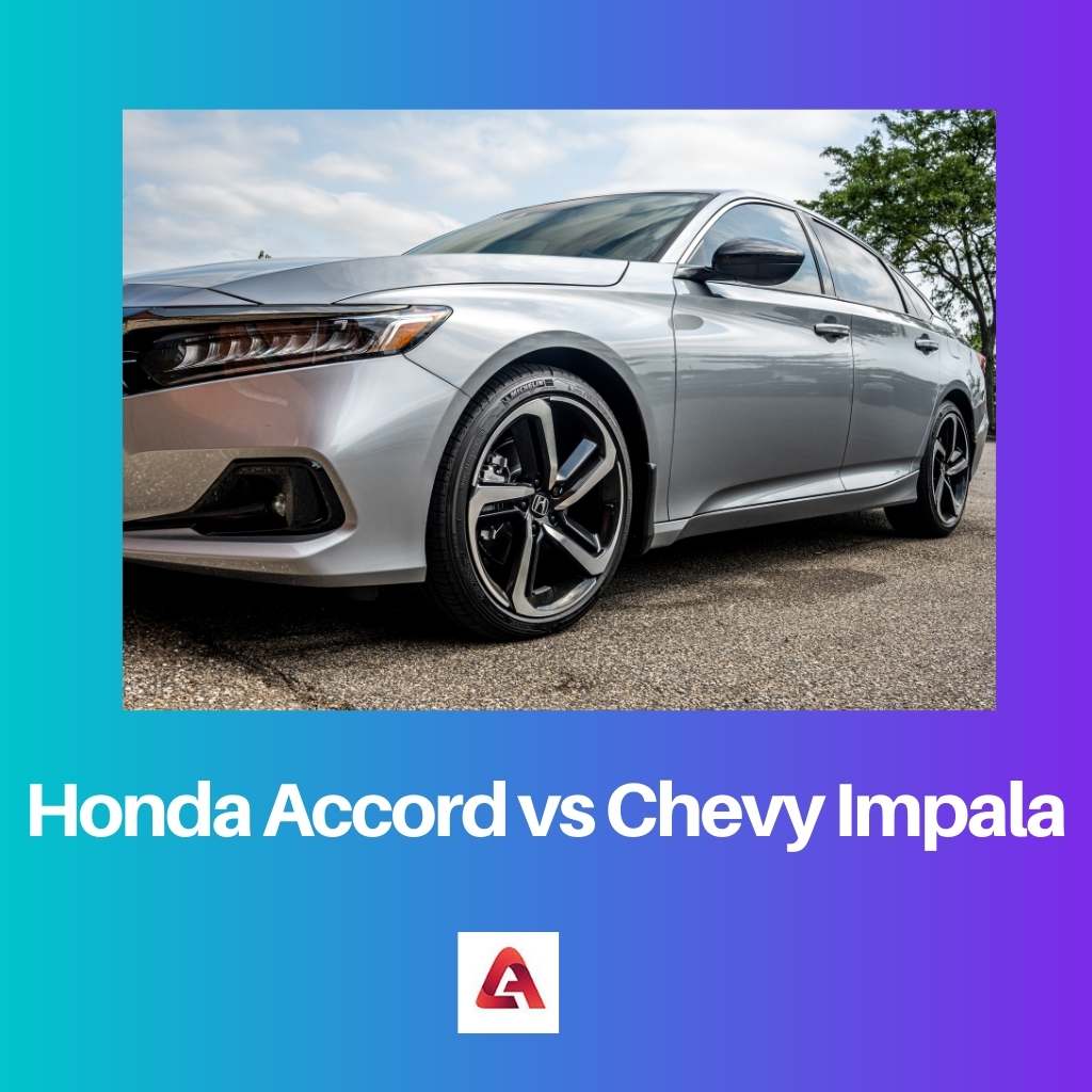 Honda Accord vs Chevy Impala