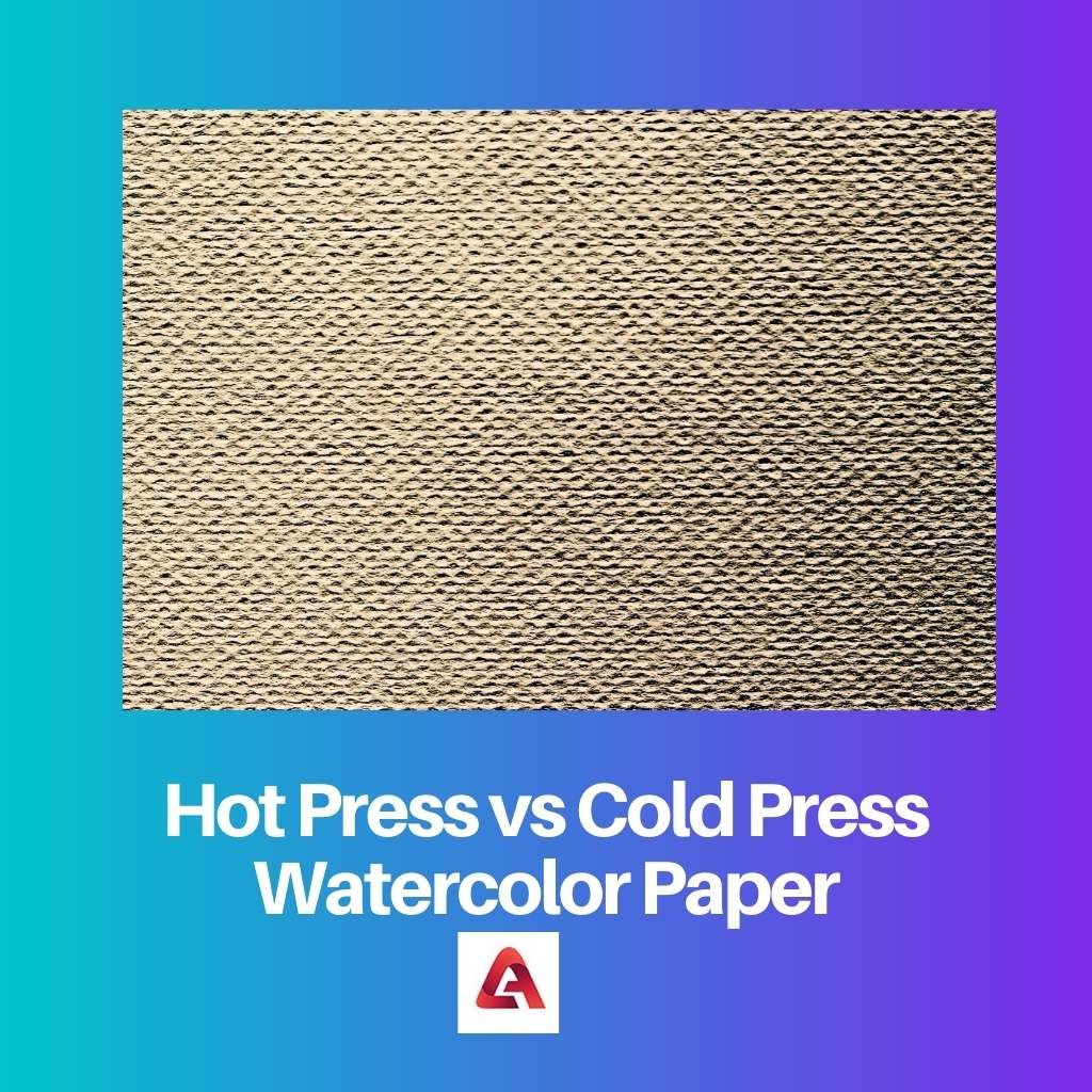 Hot Press vs Cold Press Watercolor Paper
