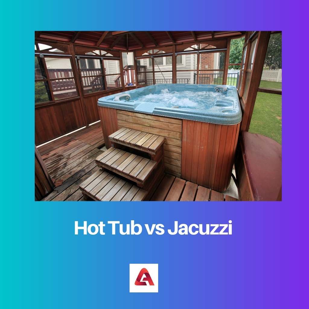 Hot Tub vs Jacuzzi