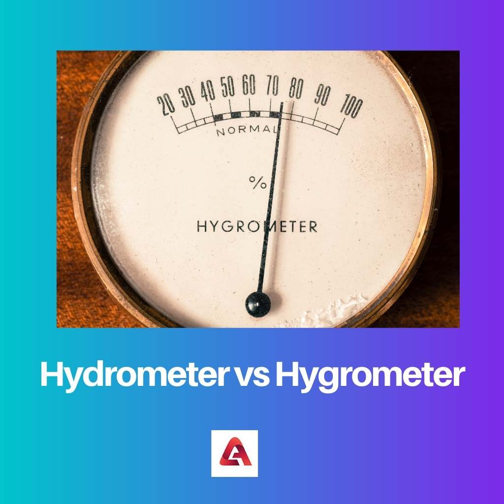 Hydrometer vs Hygrometer