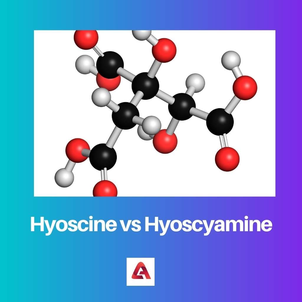 Hyoscine vs Hyoscyamine