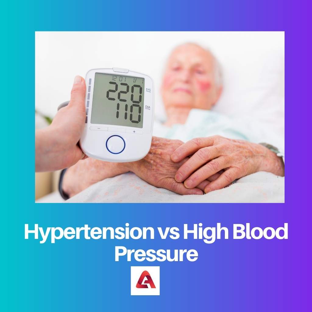 Hypertension vs High Blood Pressure