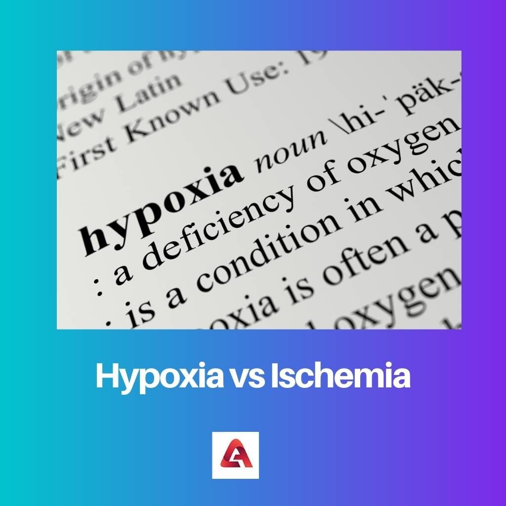 Hypoxia vs Ischemia
