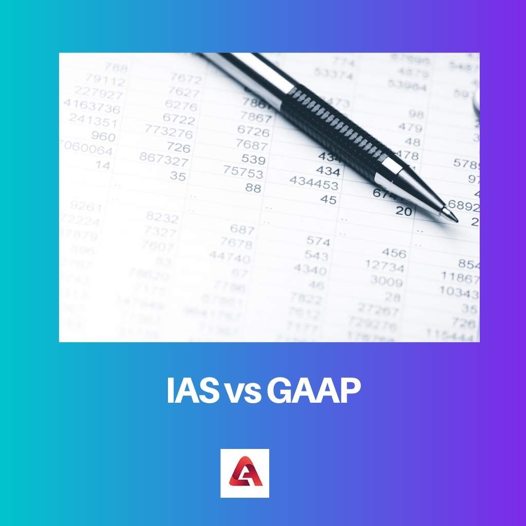 IAS vs GAAP