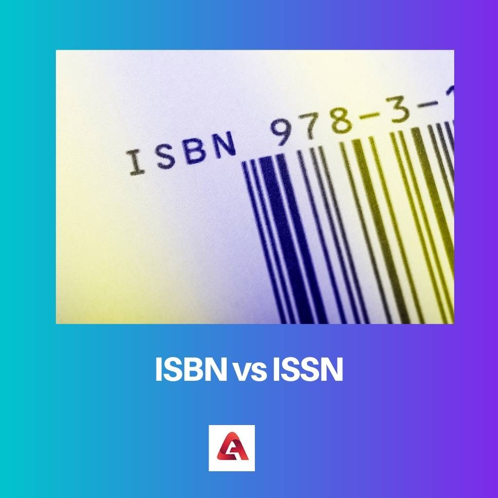 ISBN vs ISSN