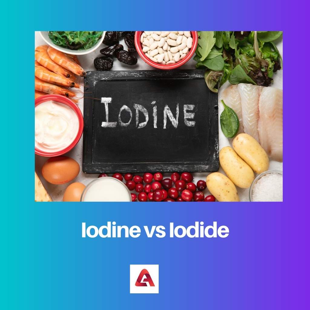 Iodine vs Iodide