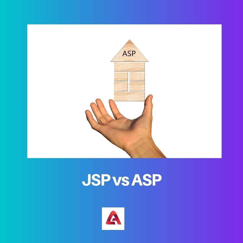 JSP vs ASP