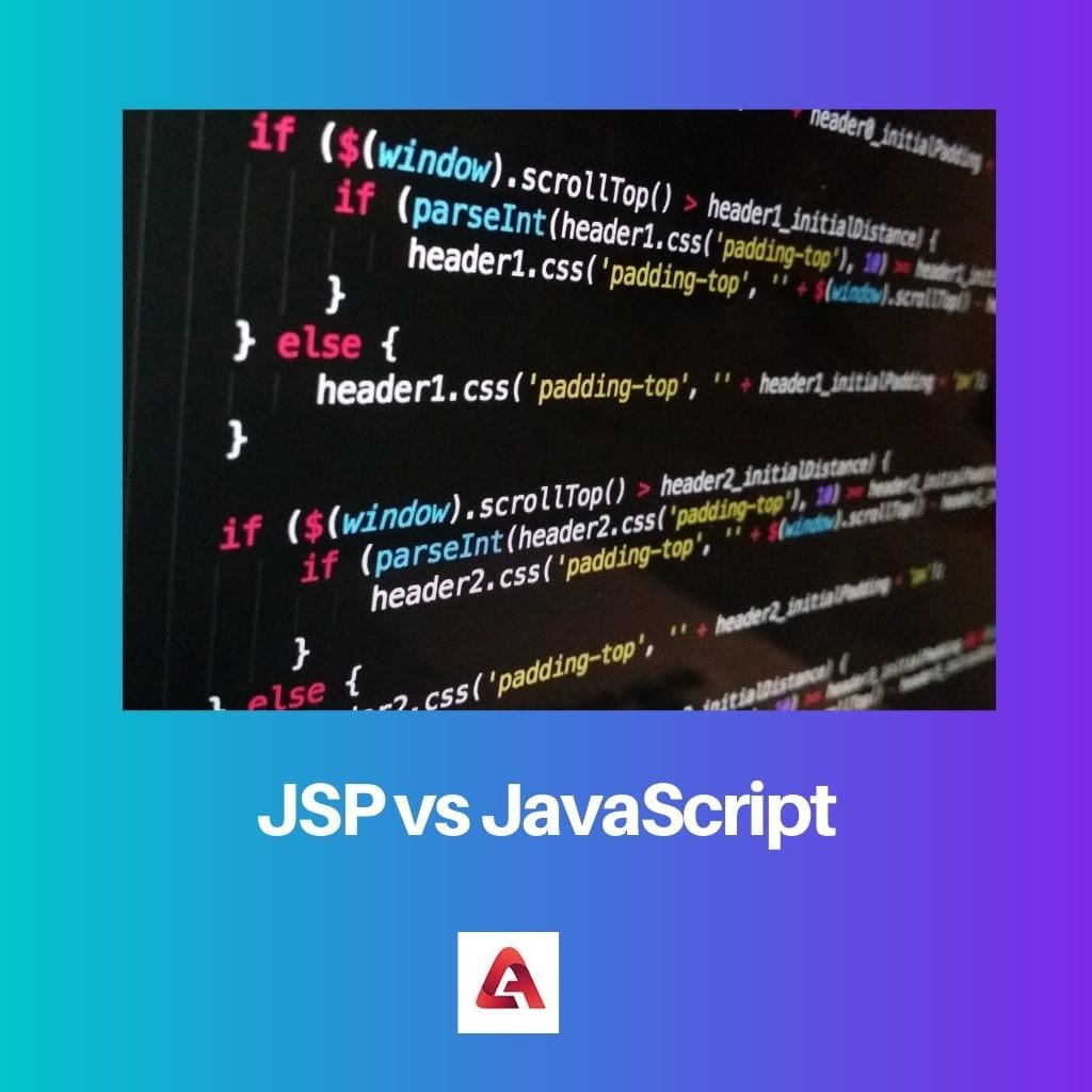 JSP vs JavaScript