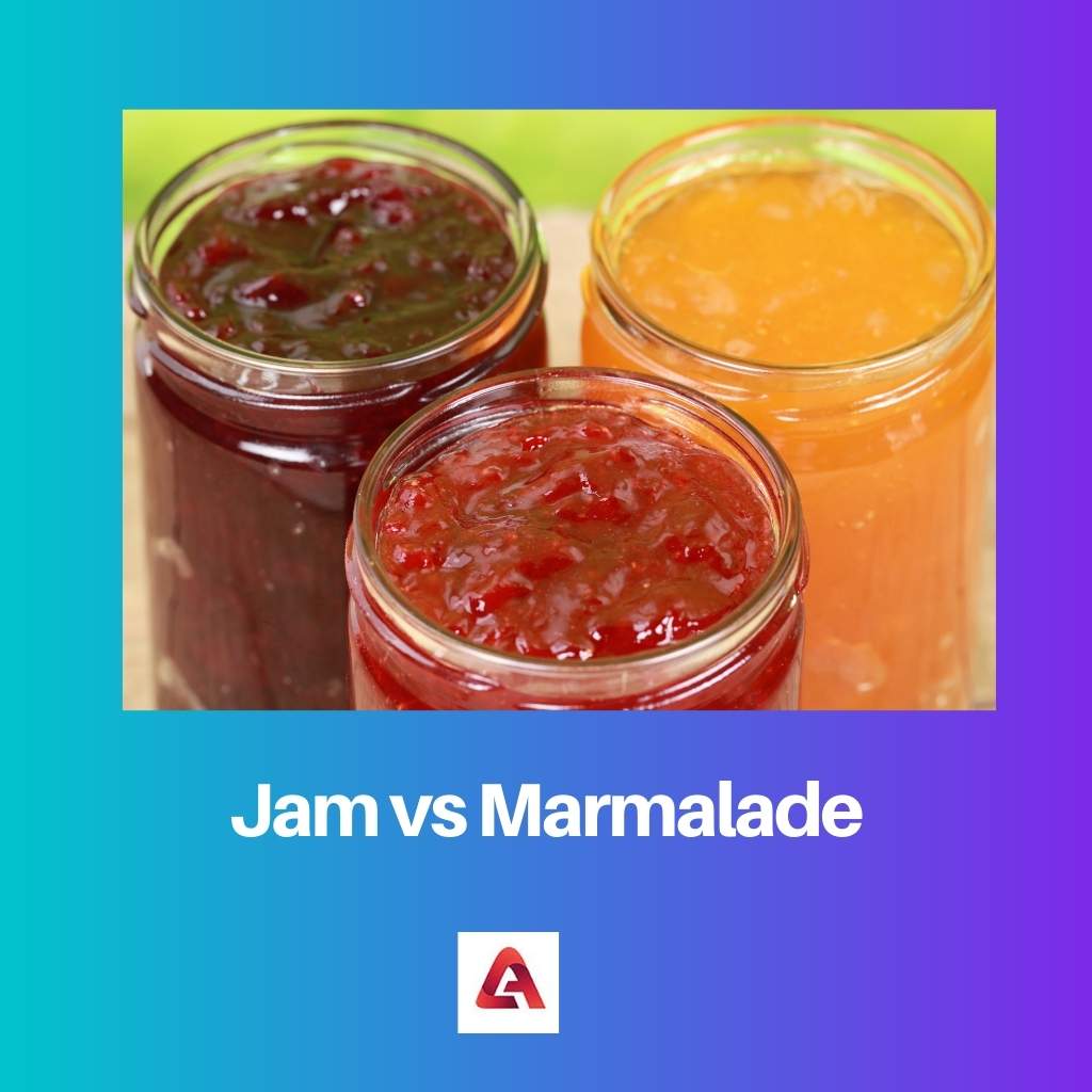 Jam vs Marmalade
