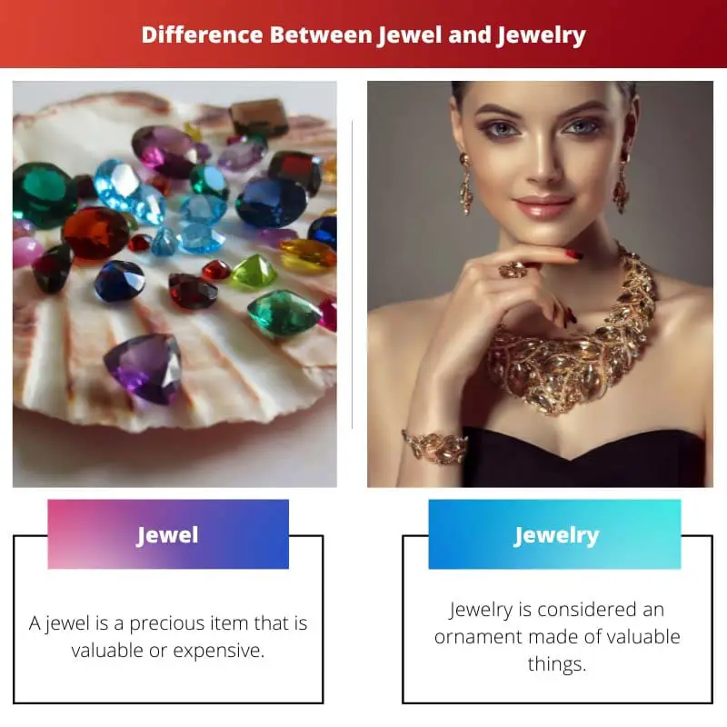Jewel vs Jewelry – Difference Between Jewel and Jewelry