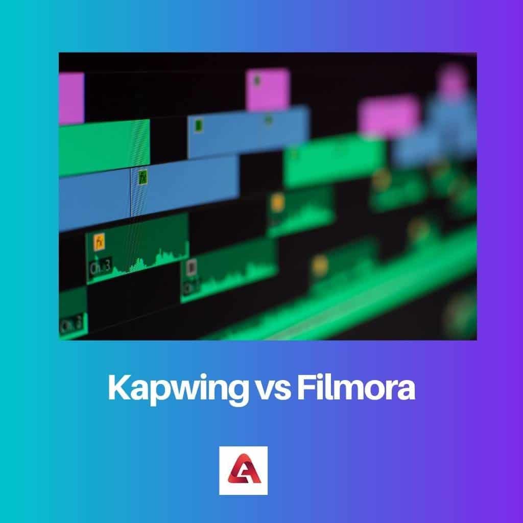 Kapwing Vs Filmora: Difference And Comparison