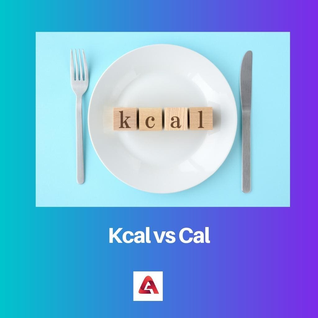 Kcal vs Cal