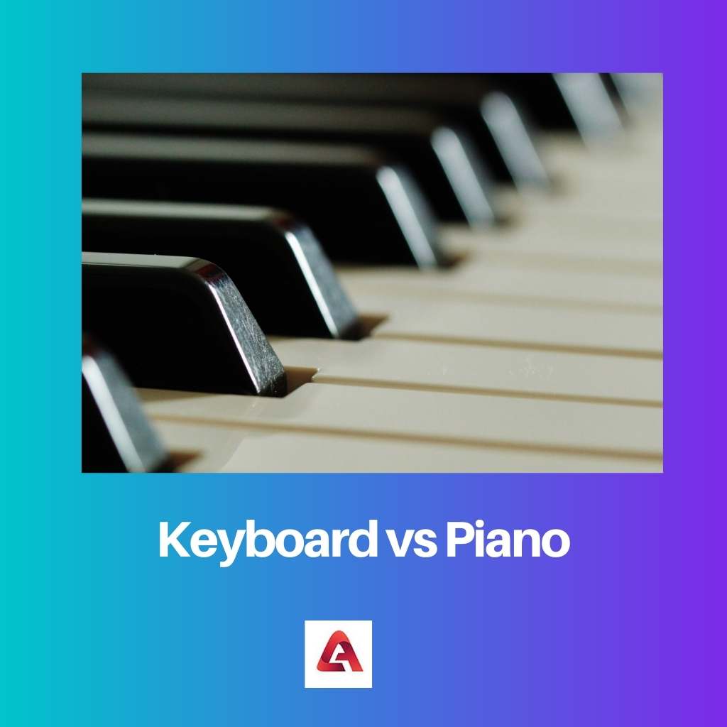 Keyboard vs Piano