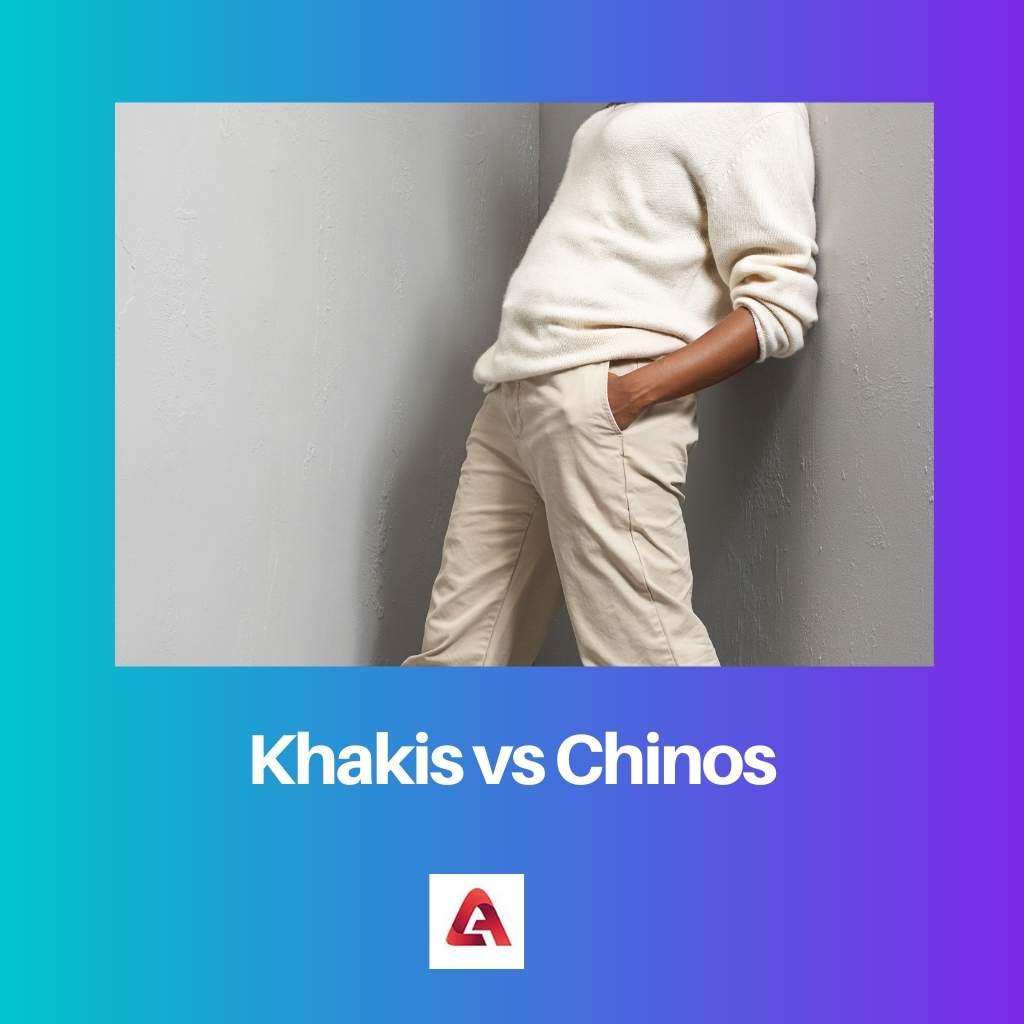 Khakis vs Chinos
