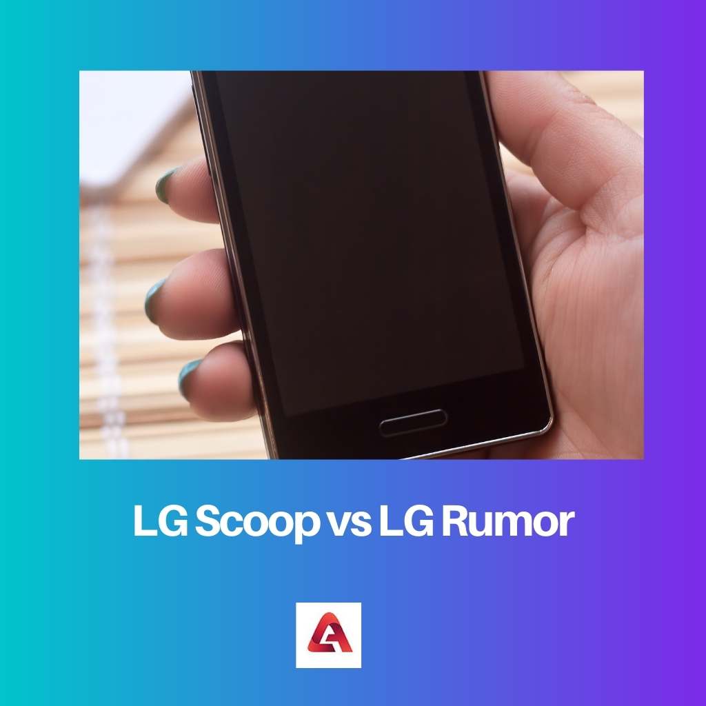 LG Scoop vs LG Rumor